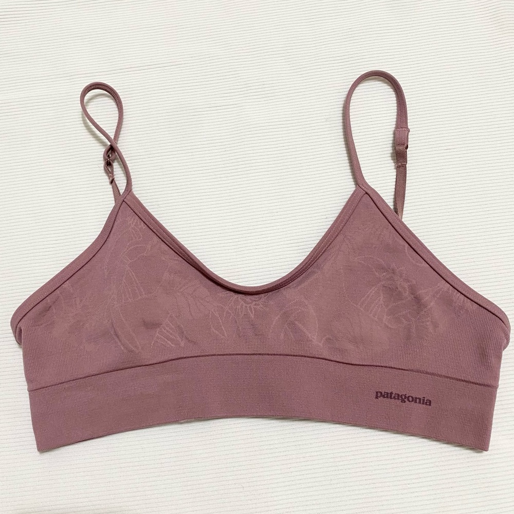 Patagonia Barely Everyday Bra Floral Evening Mauve